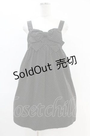 画像: MILK / プチドットdress  ブラック H-25-06-16-1028-ML-OP-KB-ZT0618J