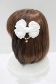 画像2: Angelic Pretty / Etudeリボンバレッタ  オフ H-25-06-16-066-AP-AC-NS-ZH (2)