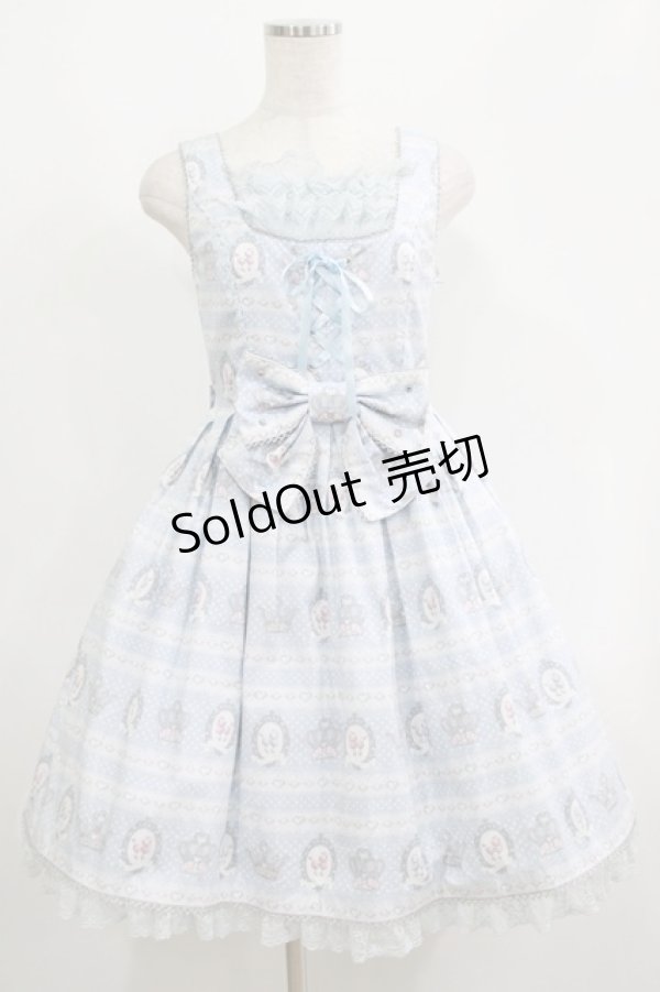 画像1: Angelic Pretty / ロイヤルプードルジャンパースカート Free サックス H-25-06-16-007-AP-OP-NS-ZH (1)