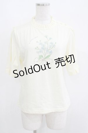 画像: an another angelus / タックスリーブフラワープリントT Free IVORY H-25-06-16-080-CA-BL-NS-ZH