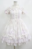 画像1: Angelic Pretty / 花柄スカラップスクエアワンピース Free オフ/ラベンダー H-25-06-16-009-AP-OP-NS-ZH (1)