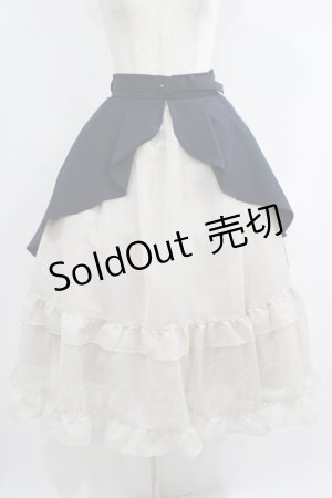 画像: an another angelus / ドッキングフリルオーバースカート Free NAVY H-25-06-16-012-CA-SK-NS-ZH