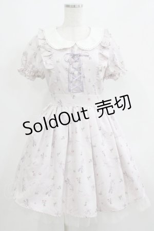 画像: Ank Rouge / トゥーシューズ柄ワンピース M ピンク H-25-06-16-016-CA-OP-NS-ZH