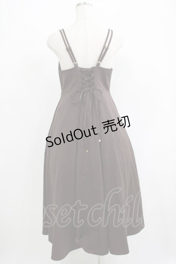 画像3: an another angelus / フロントクロスラインワークキャミワンピース Free BROWN H-25-06-16-018-CA-OP-NS-ZH (3)