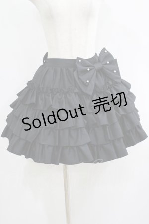 画像: Angelic Pretty / シャンタンフリルPartyスカートSet Free ブラック H-25-06-16-019-AP-SK-NS-ZH