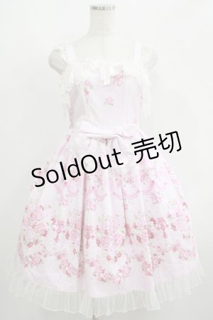 画像: BABY,THE STARS SHINE BRIGHT / Juno’s Bouquet〜乙女の誓い〜柄ジャンパースカートII Free ピンク H-25-06-17-003-BA-OP-NS-ZH