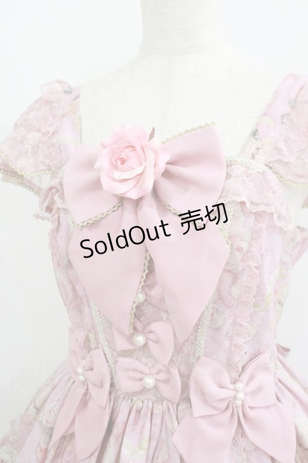 画像5: Angelic Pretty / Rose Museumティアードジャンパースカート Free ピンク H-25-06-17-025-AP-OP-NS-ZH (5)