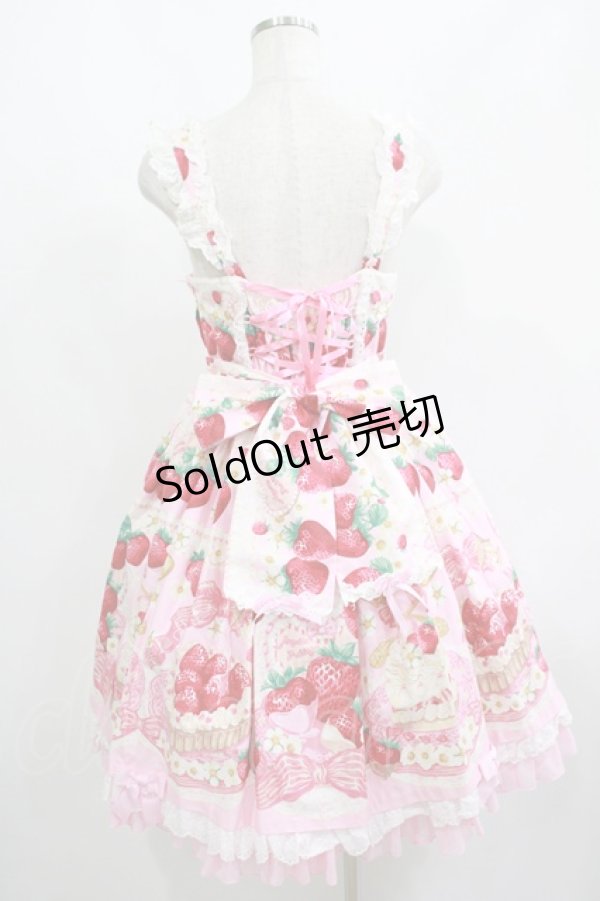 画像3: Angelic Pretty / Strawberry Whipジャンパースカート Free ピンク H-25-06-17-027-AP-OP-NS-ZH (3)