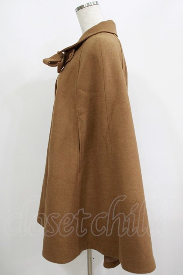 美品✨ドゥーズィエムクラス　シャモーマントコート　フード　キャメル　F Lace Made / 「ローズナイト」マントコート XS キャメル H-25-06