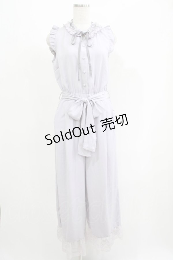 画像1: axes femme POETIQUE / フリルデザインコンビネゾン M ラベンダー H-25-06-17-033-AX-OP-NS-ZH (1)