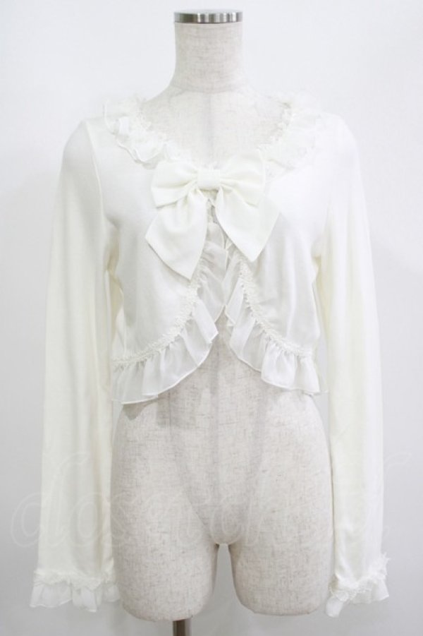 画像1: Angelic Pretty / バッスルフリルボレロ Free オフ H-25-06-17-037-AP-TO-NS-ZH (1)