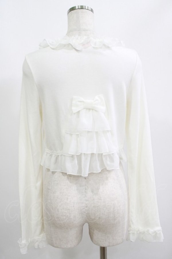 画像3: Angelic Pretty / バッスルフリルボレロ Free オフ H-25-06-17-037-AP-TO-NS-ZH (3)