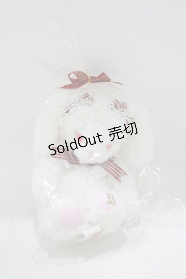 画像1: BABY,THE STARS SHINE BRIGHT / うさくみゃリュックミニミニ  オフ/レッドストライプ H-25-06-17-049-BA-ZA-NS-ZH (1)