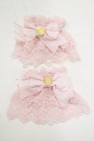 画像: Angelic Pretty / Sweet Cream Princessお袖とめ  ピンク H-25-06-17-050-AP-ZA-NS-ZH