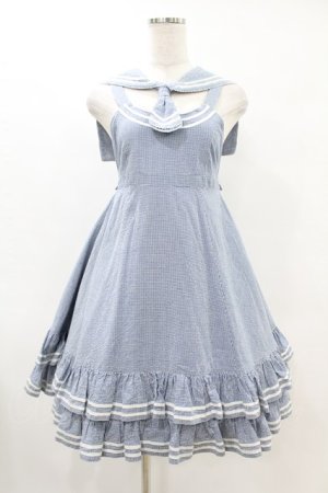 画像: metamorphose / セーラージャンパースカート Free ブルー H-25-06-17-1027-ME-OP-NS-ZH