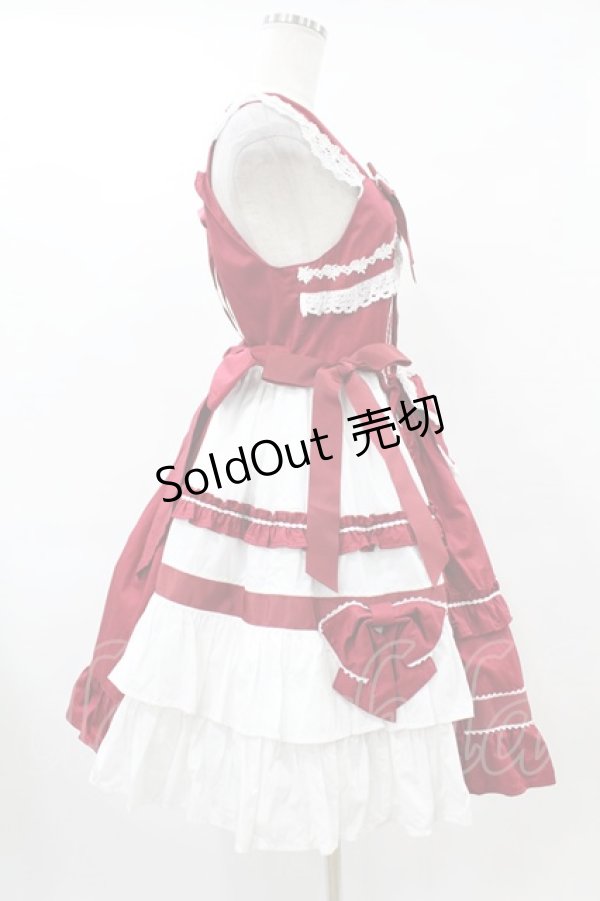 画像3: BABY,THE STARS SHINE BRIGHT / Roselina rubanジャンパースカート Free エンジ H-25-06-17-1029-BA-OP-NS-ZH (3)