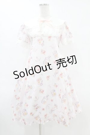 画像: metamorphose / フラワーボトルワンピース Free ピンク H-25-06-17-1034-ME-OP-NS-ZH