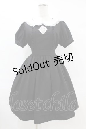 画像: Ank Rouge / ローズレースワンピース M ブラック H-25-06-17-1035-CA-OP-NS-ZH