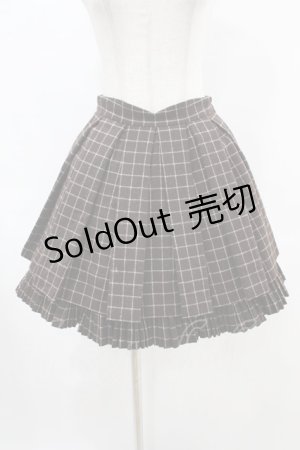画像: Victorian maiden / 格子柄ツイードプリーツスカート Free ブラウン H-25-06-17-1044-CL-SK-NS-ZH