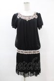 画像1: axes femme / シフォンチュニック M ブラック H-25-06-17-1057-AX-OP-NS-ZH (1)