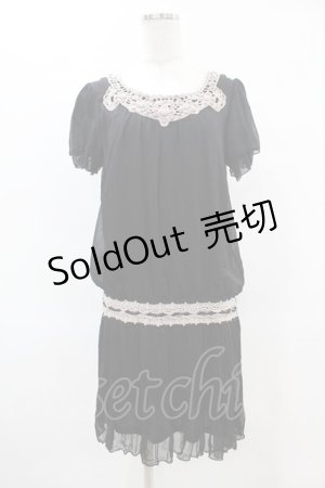 画像: axes femme / シフォンチュニック M ブラック H-25-06-17-1057-AX-OP-NS-ZH