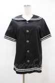 画像1: metamorphose / セーラーブラウス Mens ブラック H-25-06-17-1060-ME-BL-NS-ZH (1)
