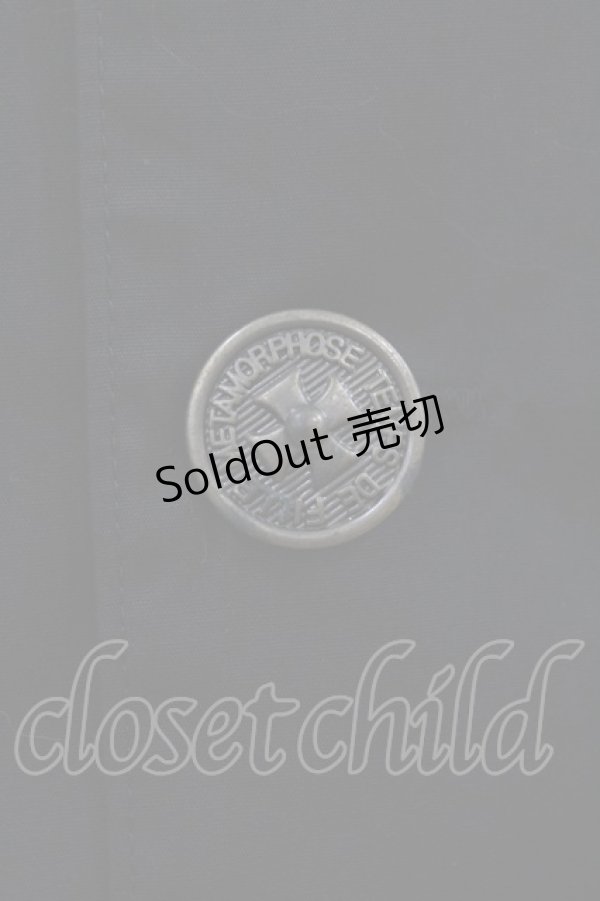 画像3: metamorphose / セーラーブラウス Mens ブラック H-25-06-17-1060-ME-BL-NS-ZH (3)