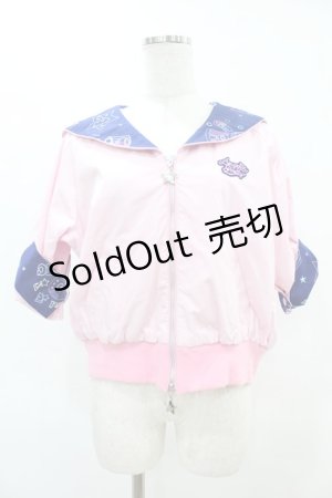 画像: Angelic Pretty / Neon Star Dinerセーラーブルゾン Free ピンク H-25-06-17-1061-AP-JA-NS-ZH