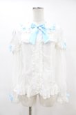 画像1: Angelic Pretty / Flower Ribbonブラウス Free オフ/サックス H-25-06-17-1011-AP-BL-NS-ZH (1)