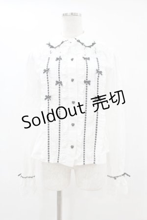 画像: BABY,THE STARS SHINE BRIGHT / La Patisserie〜Mon peche mignon〜ブラウス Free オフ/ブラック H-25-06-17-1013-BA-BL-NS-ZH