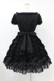 画像2: Angelic Pretty / ジョーゼットフリルシンフォニーワンピース Free ブラック H-25-06-17-1019-AP-OP-NS-ZH (2)