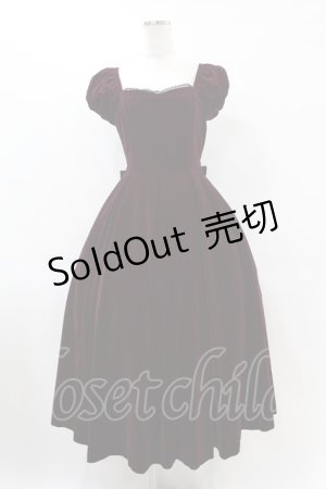 画像: Victorian maiden / 別珍ロングワンピース（2003年） Free パープル H-25-06-17-1020-CL-OP-NS-ZH