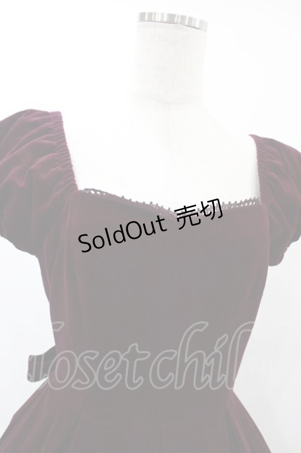 画像4: Victorian maiden / 別珍ロングワンピース（2003年） Free パープル H-25-06-17-1020-CL-OP-NS-ZH (4)