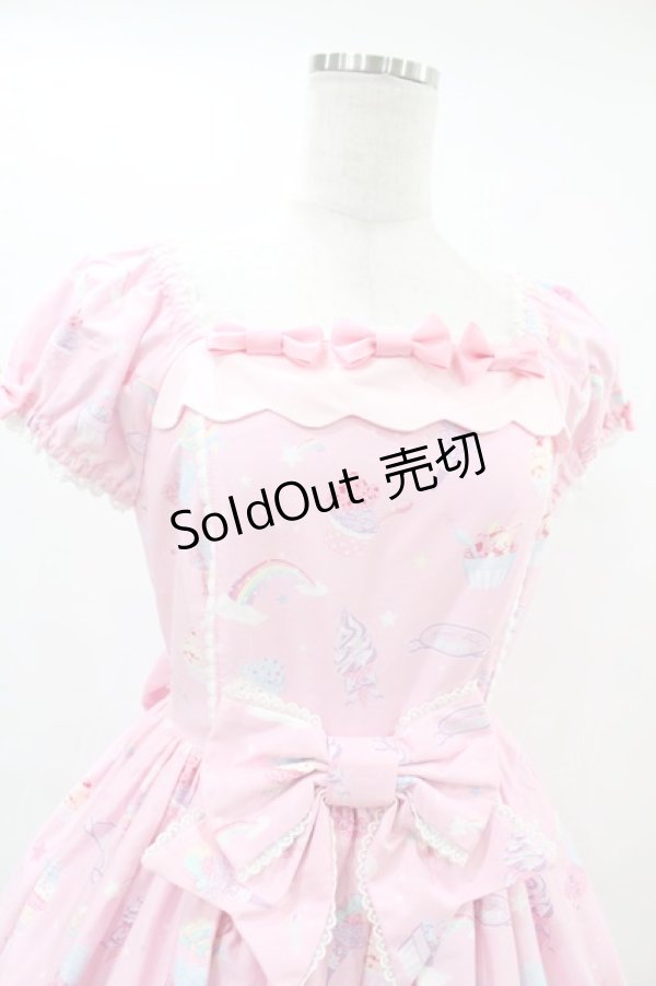 画像4: Angelic Pretty / MilkyPlanetワンピース Free ピンク H-25-06-17-1021-AP-OP-NS-ZH (4)