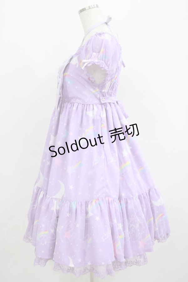 Angelic Pretty / ローズガーデンプリンセスワンピース free 紺