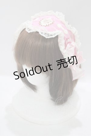 画像: Angelic Pretty / Sweet Cream Princessカチューシャ  ピンク H-25-06-17-060-AP-AC-NS-ZH