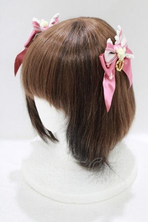 画像: BABY,THE STARS SHINE BRIGHT / Pearl Bouquetミニリボンコーム  ローズピンク H-25-06-17-064-BA-AC-NS-ZH