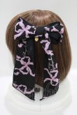 画像2: Angelic Pretty / Sweetie Ribbonリボンクリップ  ブラック/ピンク H-25-06-17-067-AP-AC-NS-ZH (2)