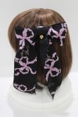 画像2: Angelic Pretty / Sweetie Ribbonリボンクリップ  ブラック/ピンク H-25-06-17-069-AP-AC-NS-ZH (2)