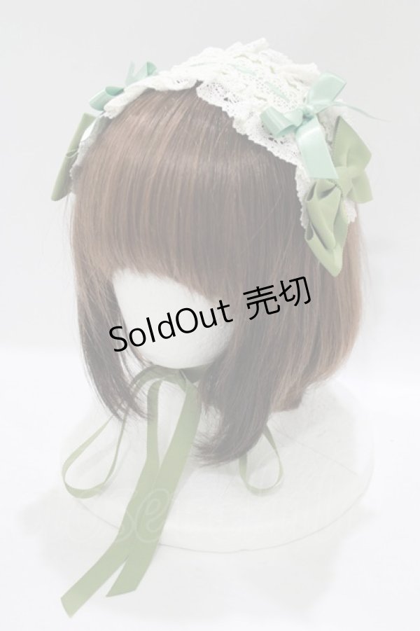 画像1: BABY,THE STARS SHINE BRIGHT / プリンセスドロップヘッドドレス  若草 H-25-06-17-071-BA-AC-NS-ZH (1)