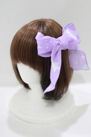 画像: Angelic Pretty / Dream Skyリボンクリップ  ラベンダー H-25-06-17-074-AP-AC-NS-ZH