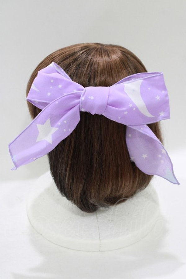 画像2: Angelic Pretty / Dream Skyリボンクリップ  ラベンダー H-25-06-17-074-AP-AC-NS-ZH (2)
