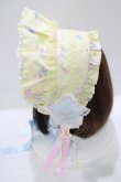 画像2: Angelic Pretty / Dreamy ベビールームハーフボンネット  イエロー H-25-06-17-076-AP-ZA-NS-ZH (2)