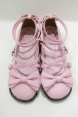 画像1: Angelic Pretty / Tea Partyシューズ L ピンク H-25-06-17-080-AP-SH-NS-ZH (1)