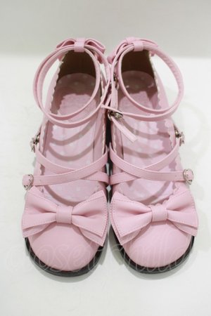 画像: Angelic Pretty / Tea Partyシューズ L ピンク H-25-06-17-080-AP-SH-NS-ZH