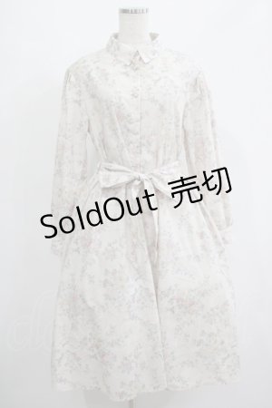 画像: axes femme POETIQUE / ヴィンテージフラワーワンピース M 生成り H-25-06-17-013-AX-OP-NS-ZH