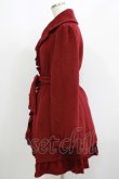 画像2: axes femme / レース襟コート M ワイン H-25-06-17-020-AX-CO-NS-ZT-C034 (2)