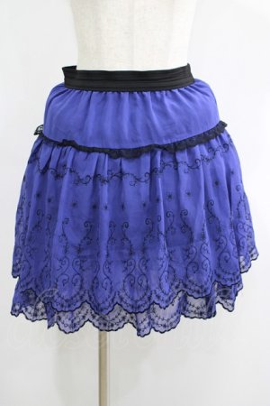 画像: axes femme / シフォンスカート M ブルー H-25-06-17-023-AX-SK-NS-ZH