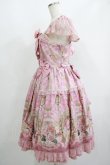 画像2: Angelic Pretty / Rose Museumティアードジャンパースカート Free ピンク H-25-06-17-025-AP-OP-NS-ZH (2)
