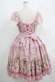 画像3: Angelic Pretty / Rose Museumティアードジャンパースカート Free ピンク H-25-06-17-025-AP-OP-NS-ZH (3)